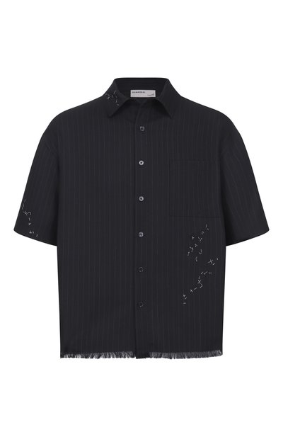 Мужская рубашка из шерсти и вискозы DOMREBEL, арт. M G00MBAH/REGULAR SS SHIRT