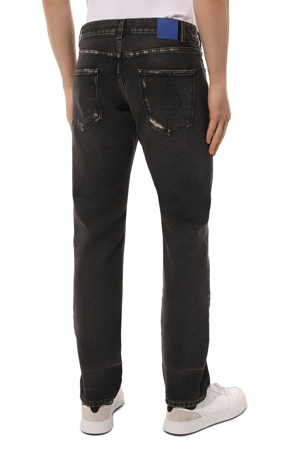 Джинсы MARCELO BURLON, арт. CMYA031F22DEN0031010, фото 4