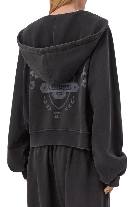 Толстовка из хлопка и шерсти Addicted FT2315.1 Чёрный  FT2315.1 Фото 4