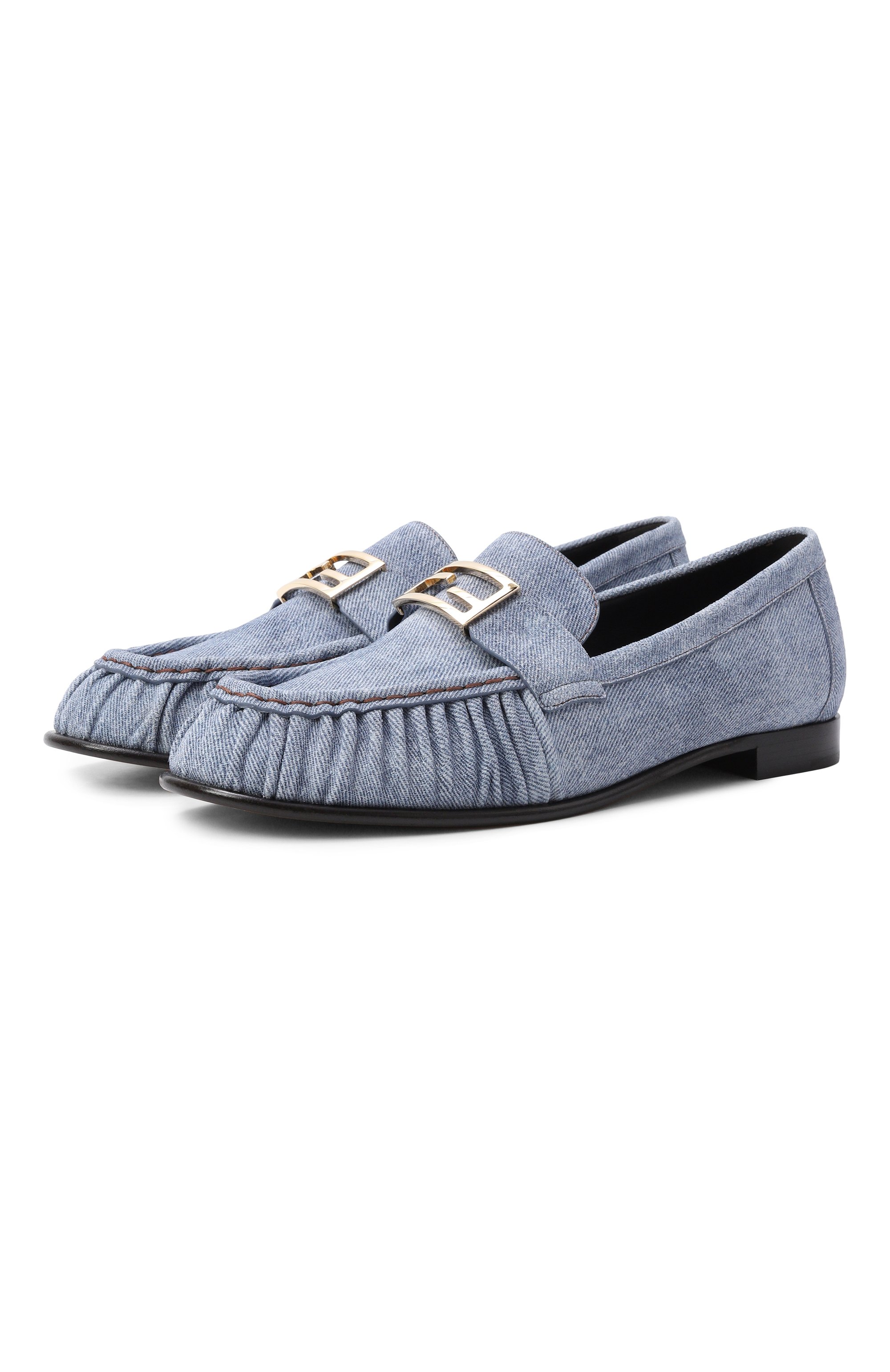 Текстильные лоферы baguette FENDI, арт. 8D8756 AY9D F0RU7, фото 1