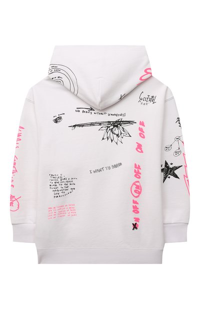 Хлопковое худи DIESEL, арт. J00622-KYAQK, фото 2