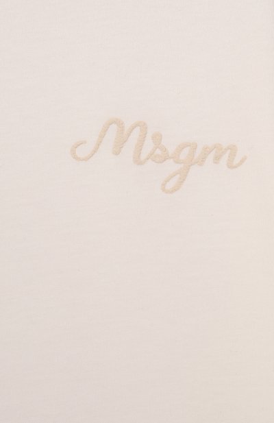 Хлопковая футболка MSGM KIDS, арт. F5MSJBTH253, фото 3