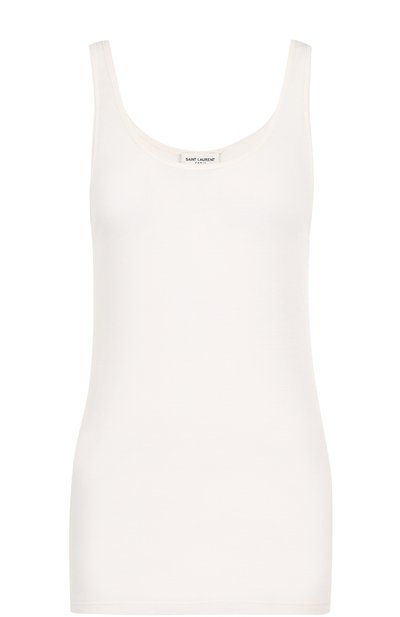 Шерстяной топ без рукавов SAINT LAURENT, арт. 468832/Y2TI2, фото 1