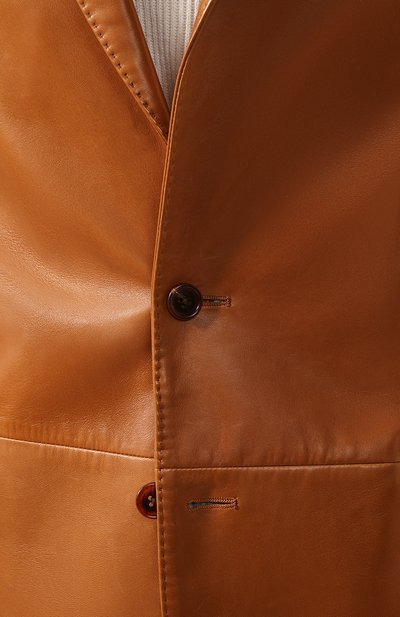 Кожаный пиджак RALPH LAUREN, арт. 798764555, фото 5