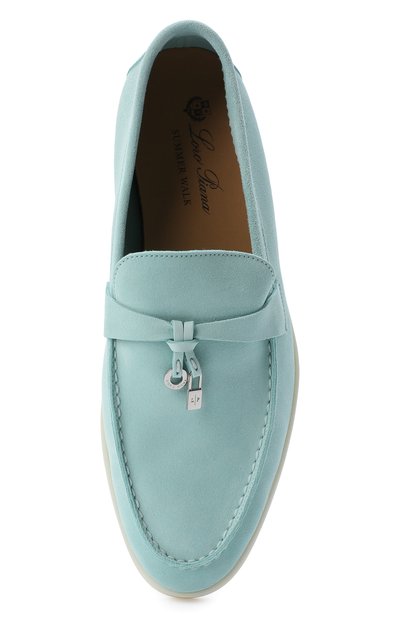 Замшевые лоферы summer charms walk LORO PIANA, арт. FAE5444, фото 5