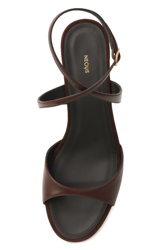 Кожаные босоножки Pherg Neous 00512N23/LEATHER Коричневый  00512N23/LEATHER Фото 6