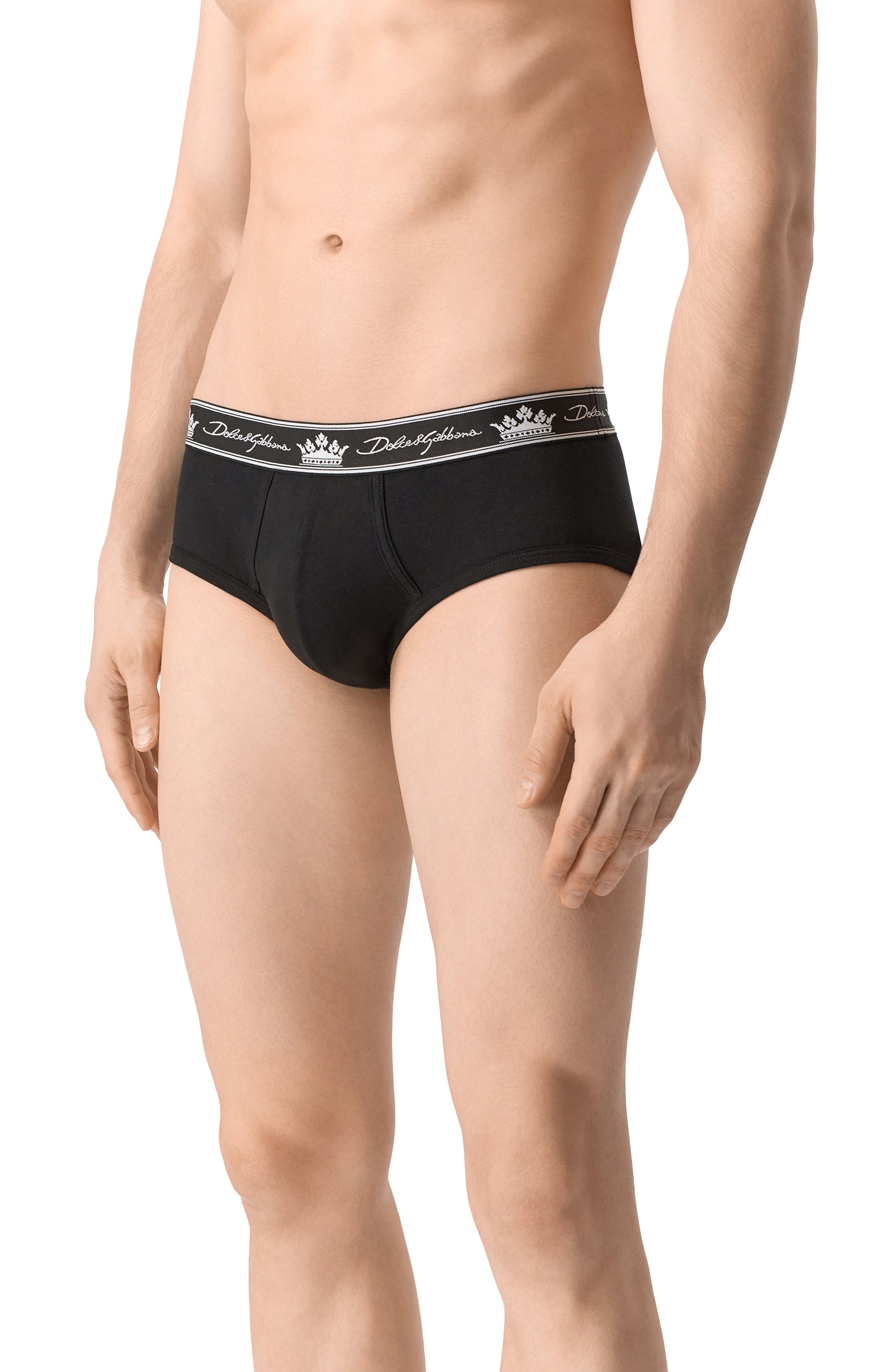 Хлопковые брифы DOLCE & GABBANA, арт. M3B82J/0NR55, фото 2