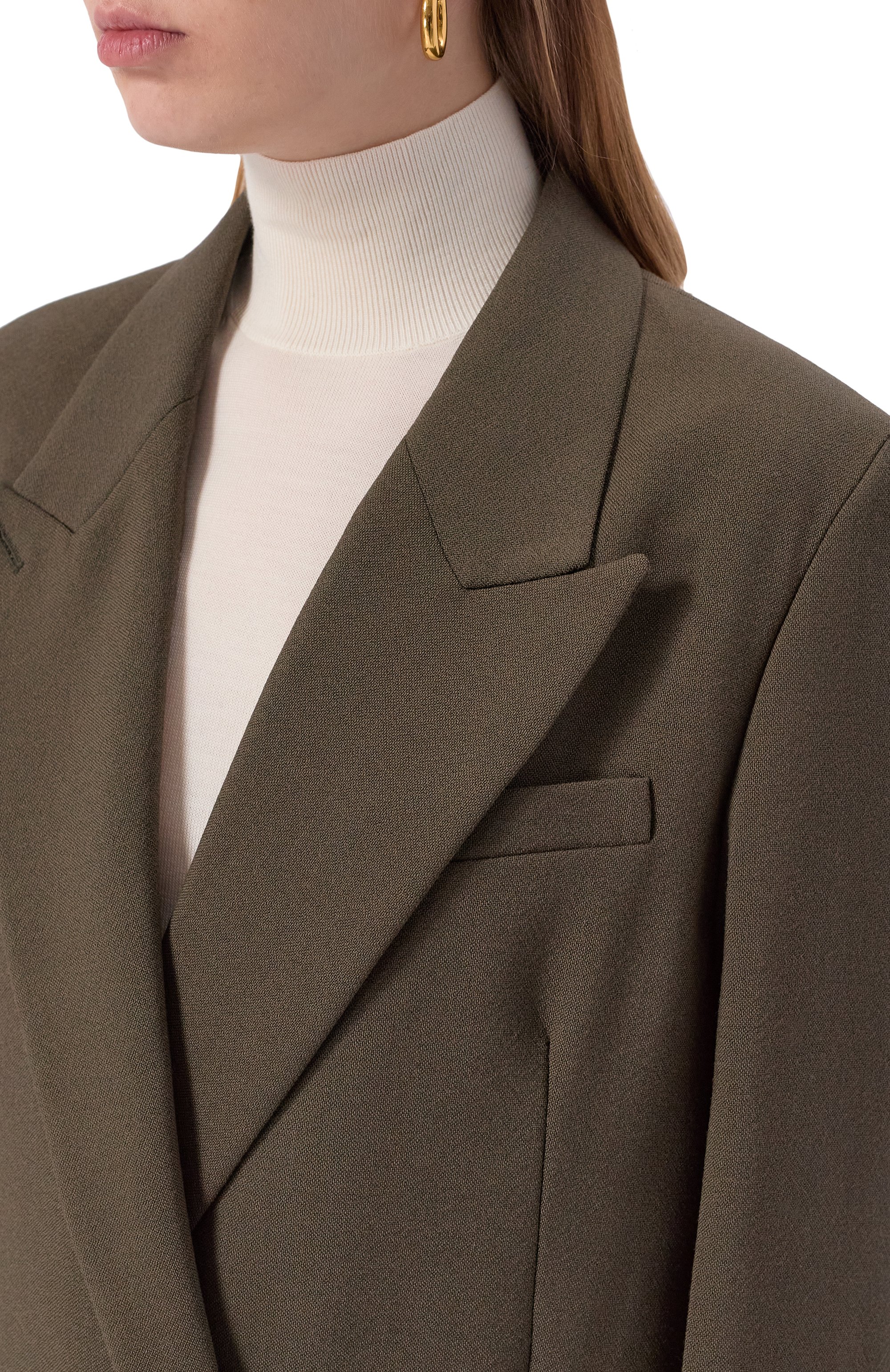 Шерстяной жакет TOTEME, арт. 254-WRZ0058-FB0537, фото 5