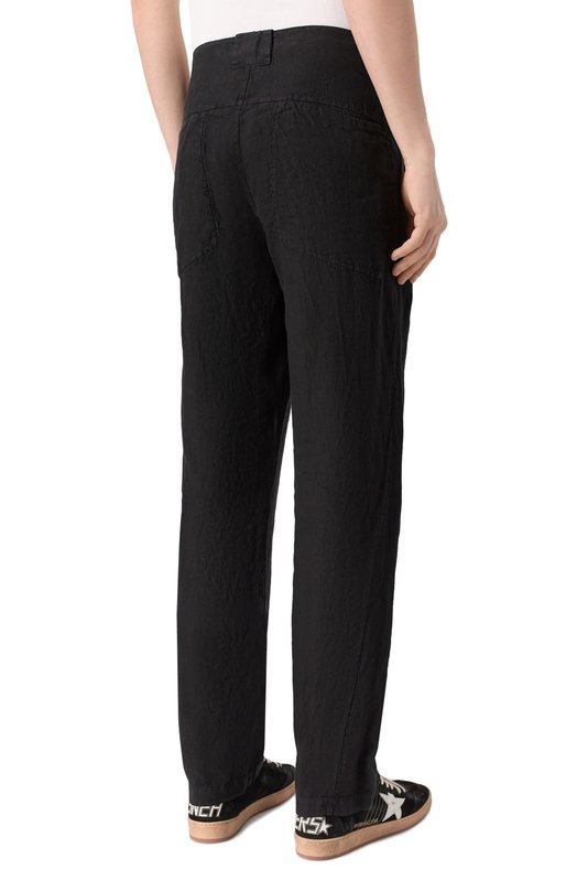 Льняные брюки Transit CFUTRCD130 Чёрный  CFUTRCD130 Фото 4