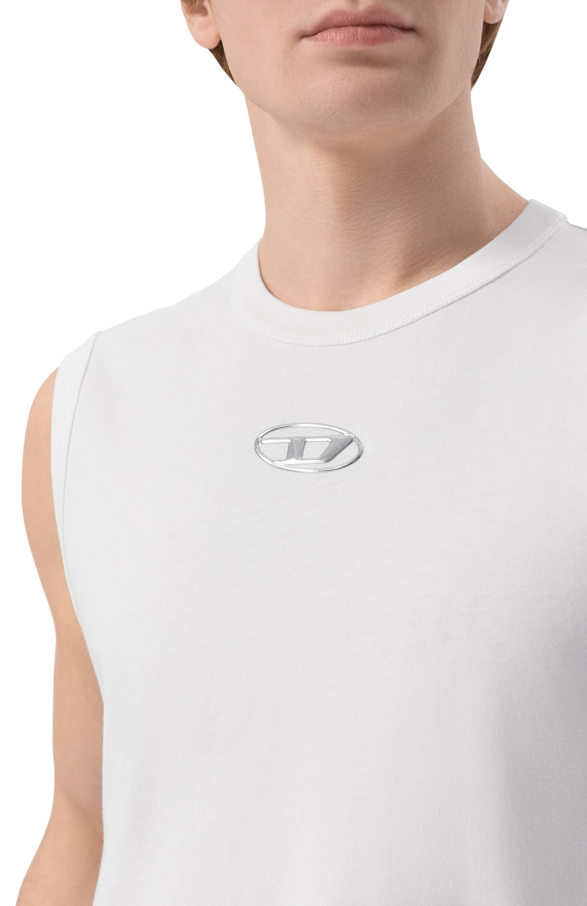 Хлопковая майка DIESEL, арт. A21743/0JMBB, фото 5