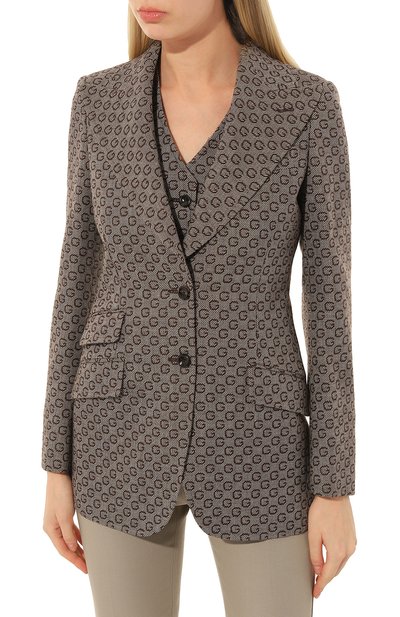 Шерстяной жакет GUCCI, арт. 652629 ZAFVN, фото 3