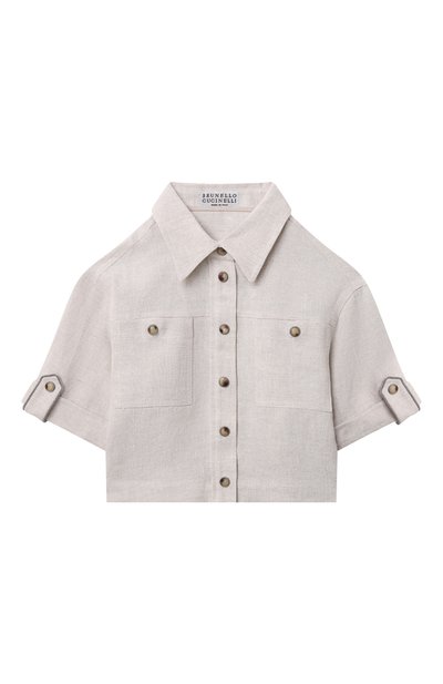 Льняная �рубашка BRUNELLO CUCINELLI, арт. BH547S024B