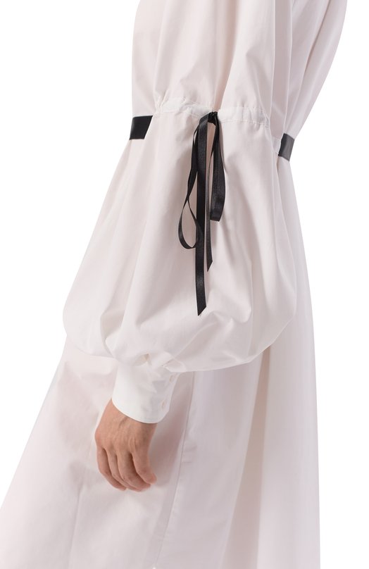 Хлопковое платье Nina Ricci 26PCR0055/C00539 Белый  26PCR0055/C00539 Фото 4