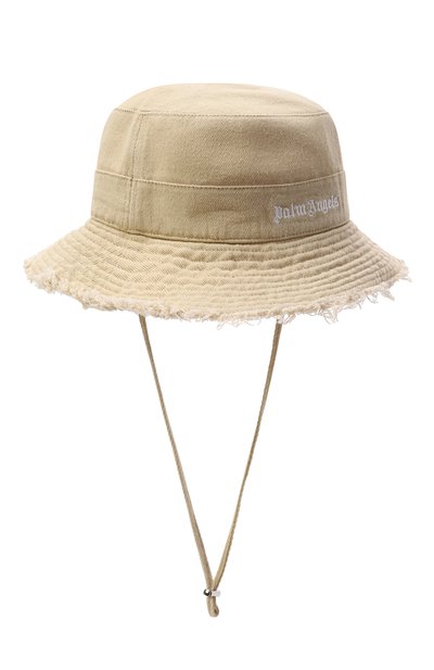 Мужская хлопковая панама PALM ANGELS, арт. PMLA03AS26FAB001