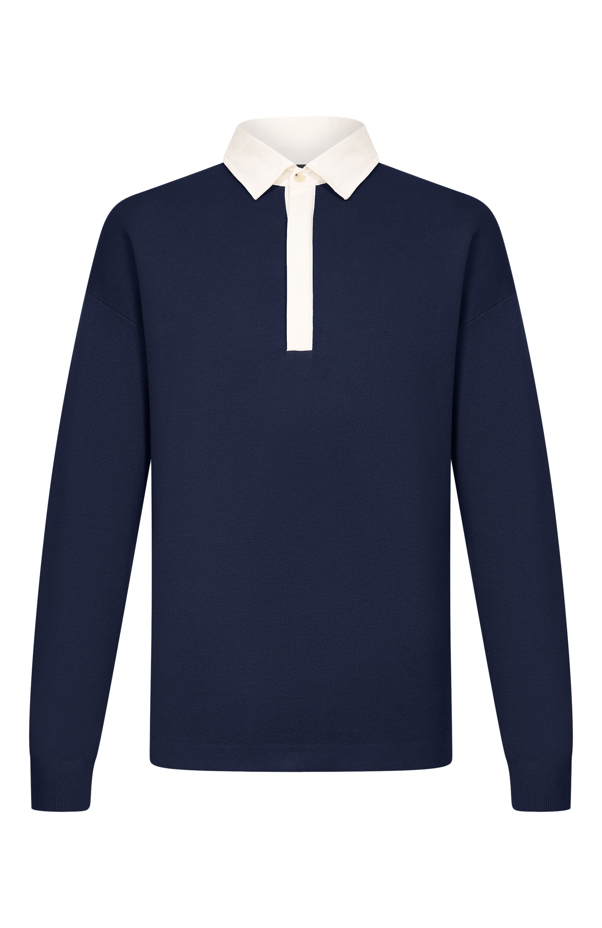 Поло из хлопка и шерсти BOSS, арт. 50555127, фото 1