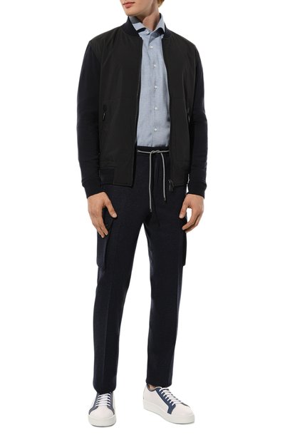 Шерстяные брюки-карго CORNELIANI, арт. 924L14-3818801, фото 2