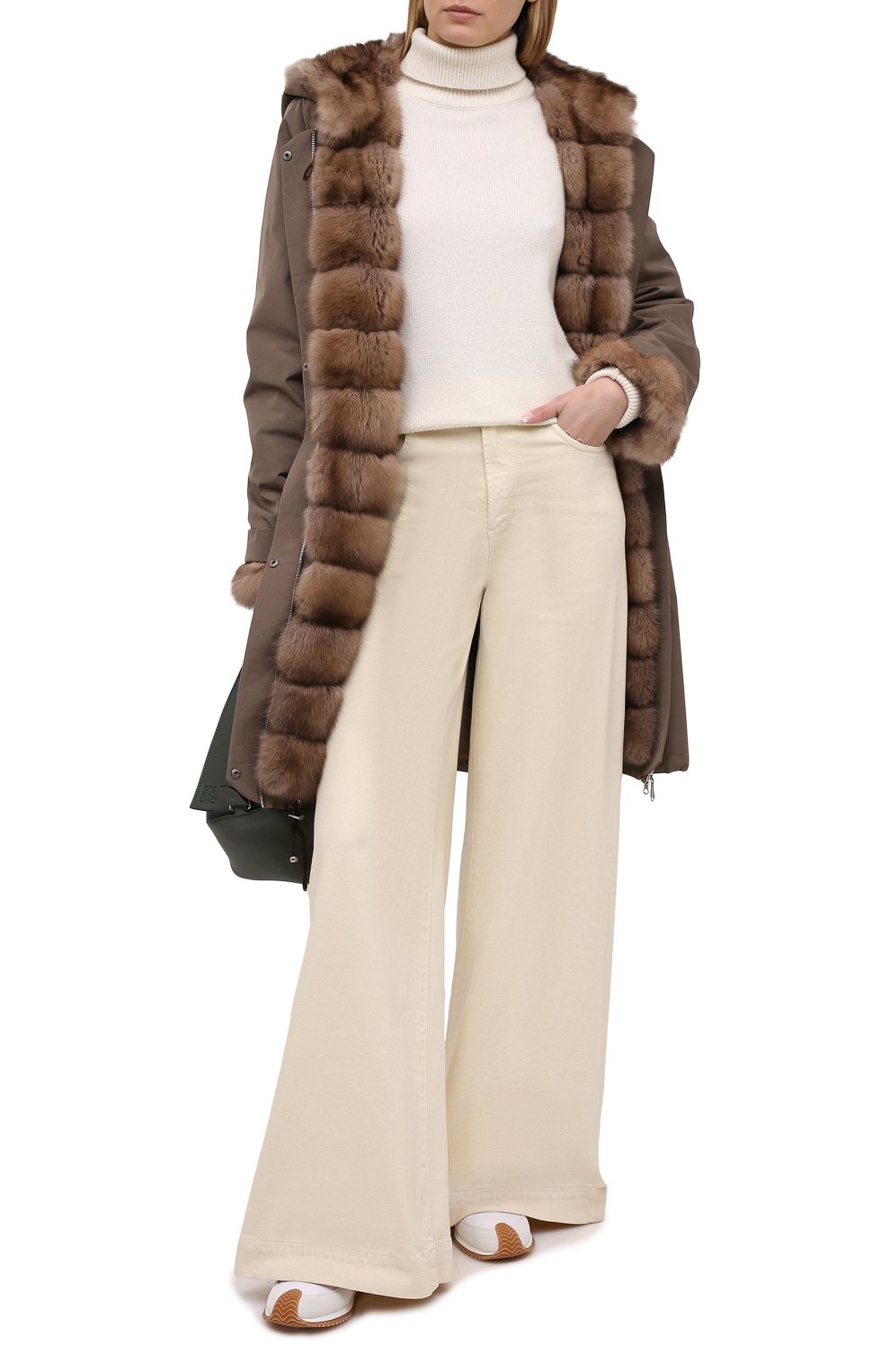 Парка с подкладкой из меха соболя FURLAND, арт. 0201914210009100009, фото 2