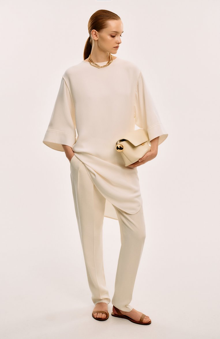 Шелковые брюки GIORGIO ARMANI, арт. GW000641/TE14756, фото 1
