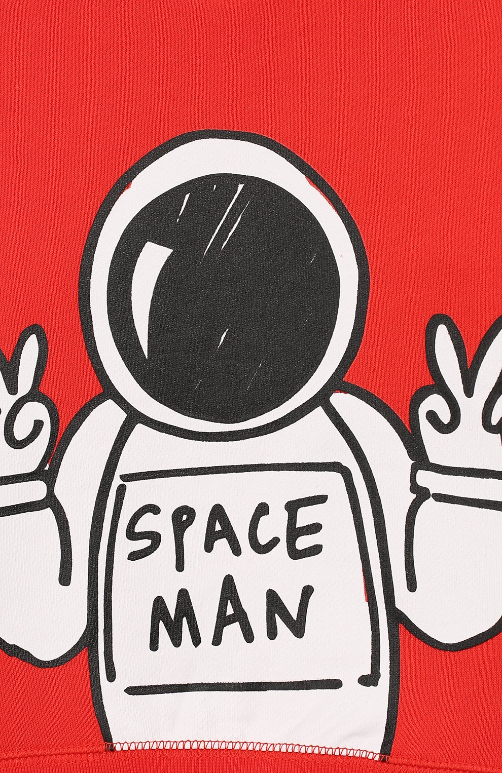 Хлопковый свитшот STELLA MCCARTNEY красного цвета по цене 3240 руб., арт. 566719/SNJ65, фото 3 Хлопковый свитшот STELLA MCCARTNEY, арт. 566719/SNJ65, фото 3