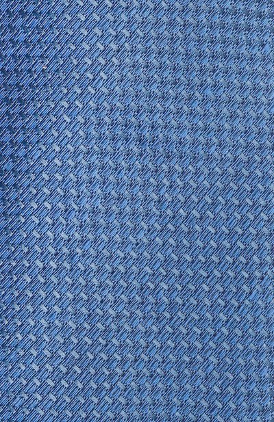 Галстук из шелка и льна CANALI синего цвета по цене 23150 руб., арт. 18/HJ04546, фото 4 Галстук из шелка и льна CANALI, арт. 18/HJ04546, фото 4