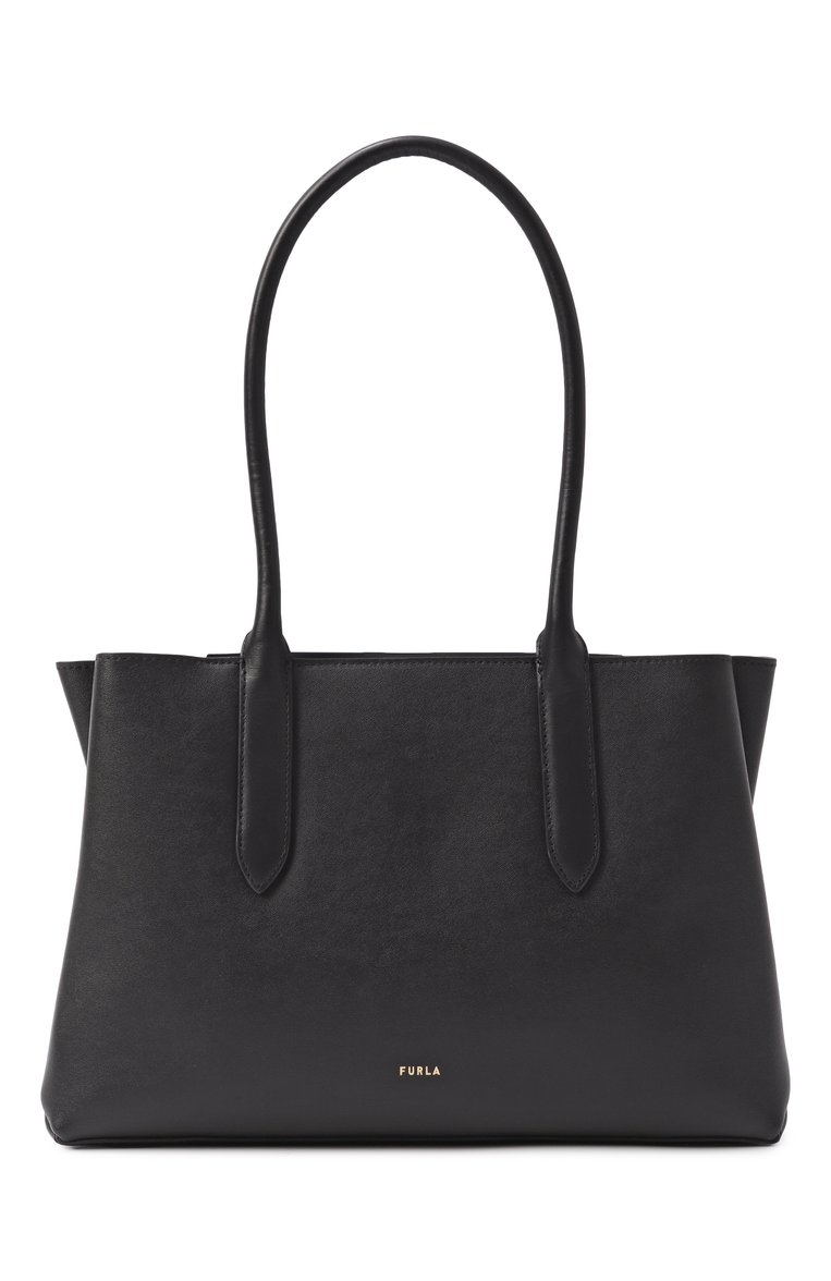 Женская сумка furla meridiana medium FURLA черного цвета, арт. WB01606/BX3169 | Фото 1 (Автоматизация ТО: Проставлено; Материал: Натуральная кожа; Автоматизация состава: Проставлено; Размер: medium)