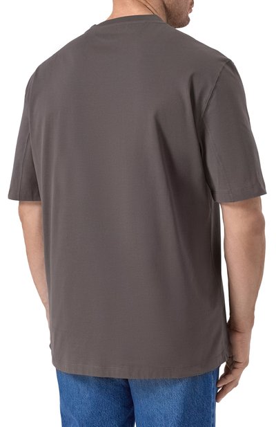 Хлопковая футболка BRUNELLO CUCINELLI, арт. M0B138440W, фото 4