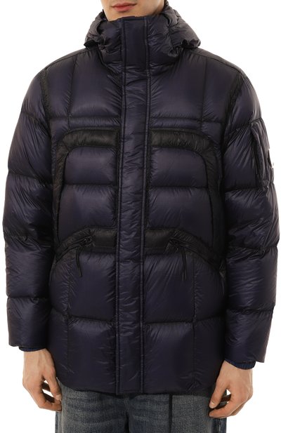 Пуховик C.P. COMPANY темно-синего цвета по цене 78250 руб., арт. 17CM0W206A006099A, фото 3 Пуховик C.P. COMPANY, арт. 17CM0W206A006099A, фото 3