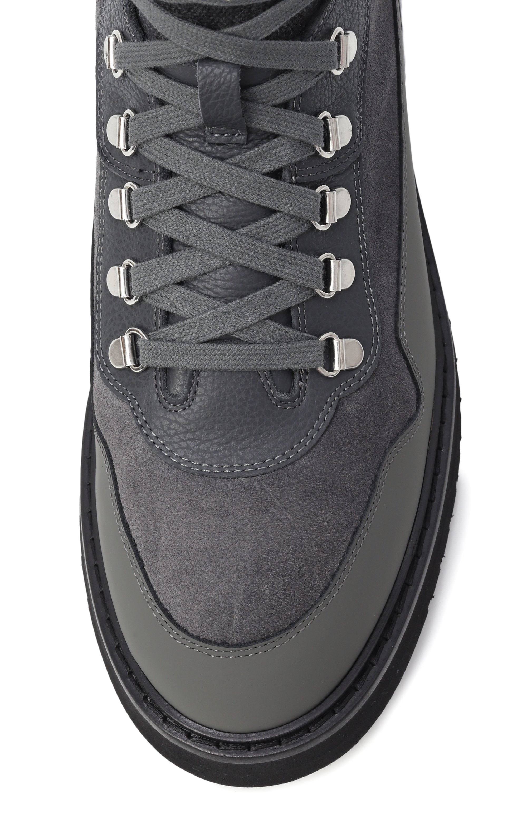 Кожаные хайкеры CAMERLENGO, арт. 16844/T0MSK M0NT0NE, фото 6