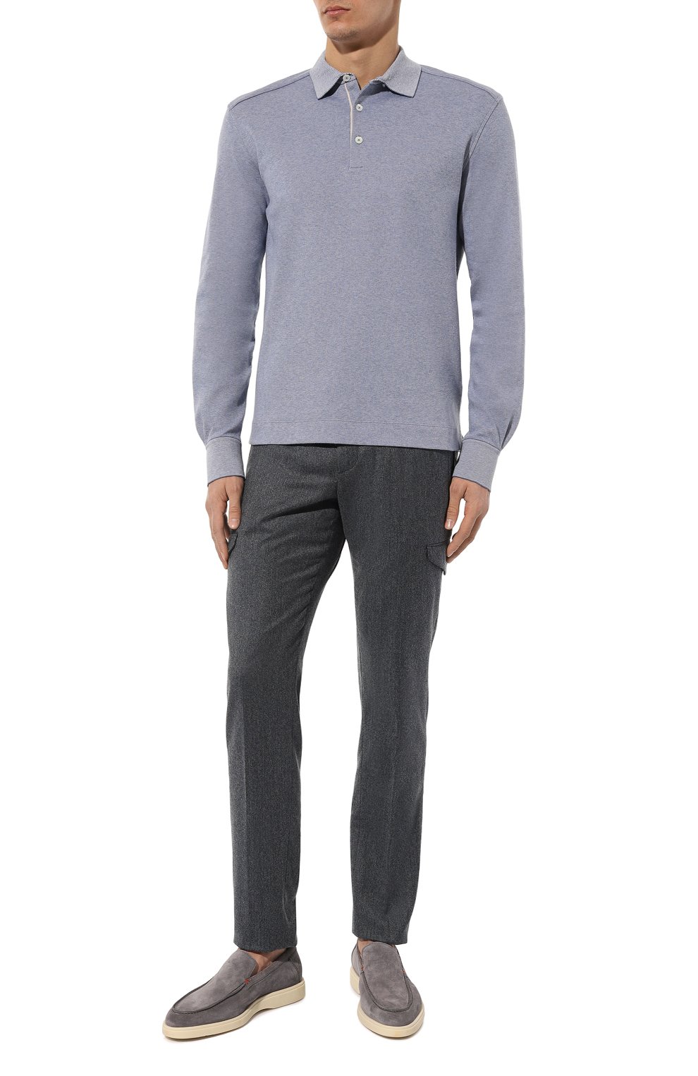 Хлопковое поло ZEGNA, арт. UC394A6/C739, фото 2