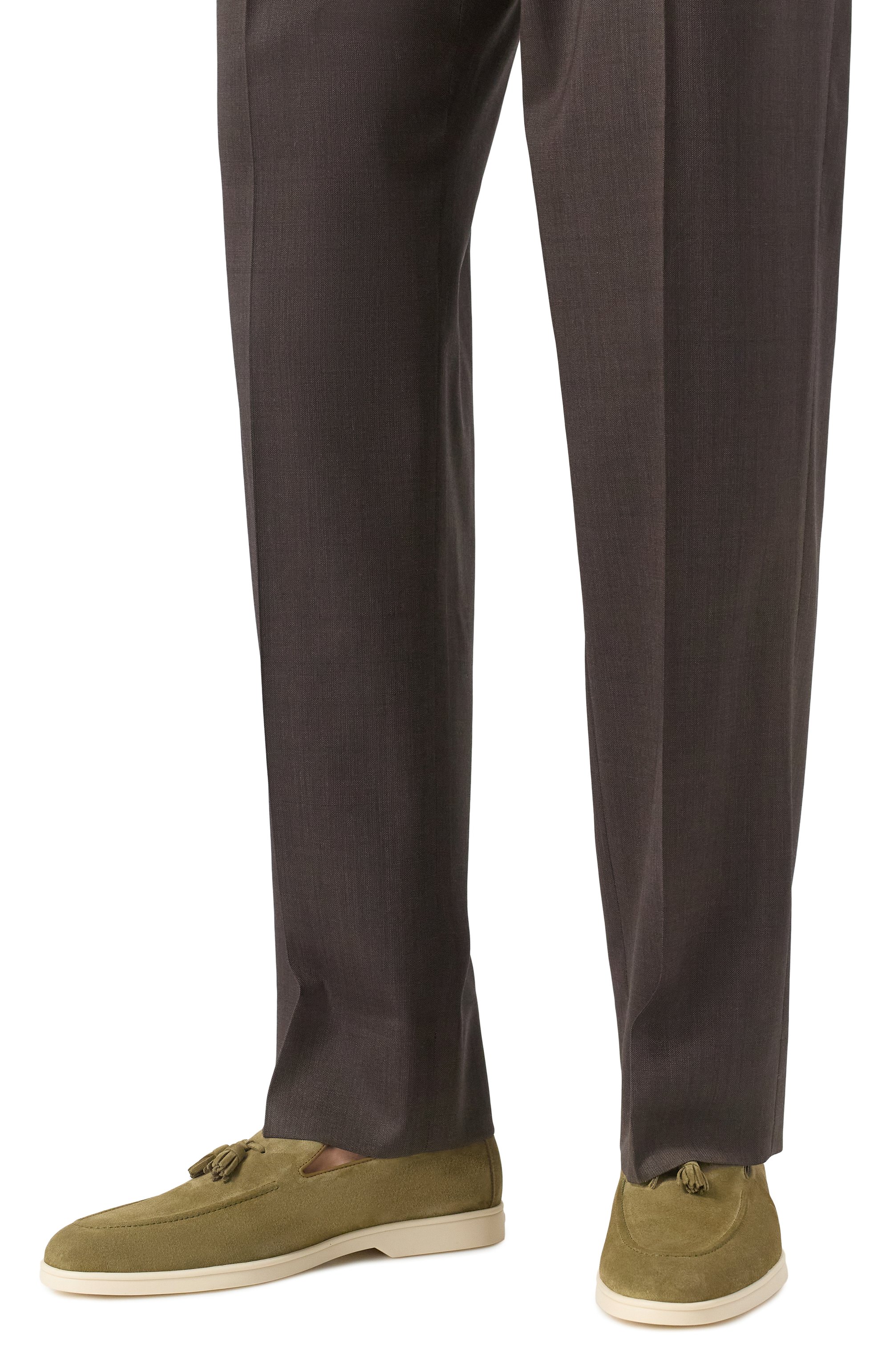 Замшевые лоферы DOUCAL'S, арт. DU3415NWMAUY009G, фото 3