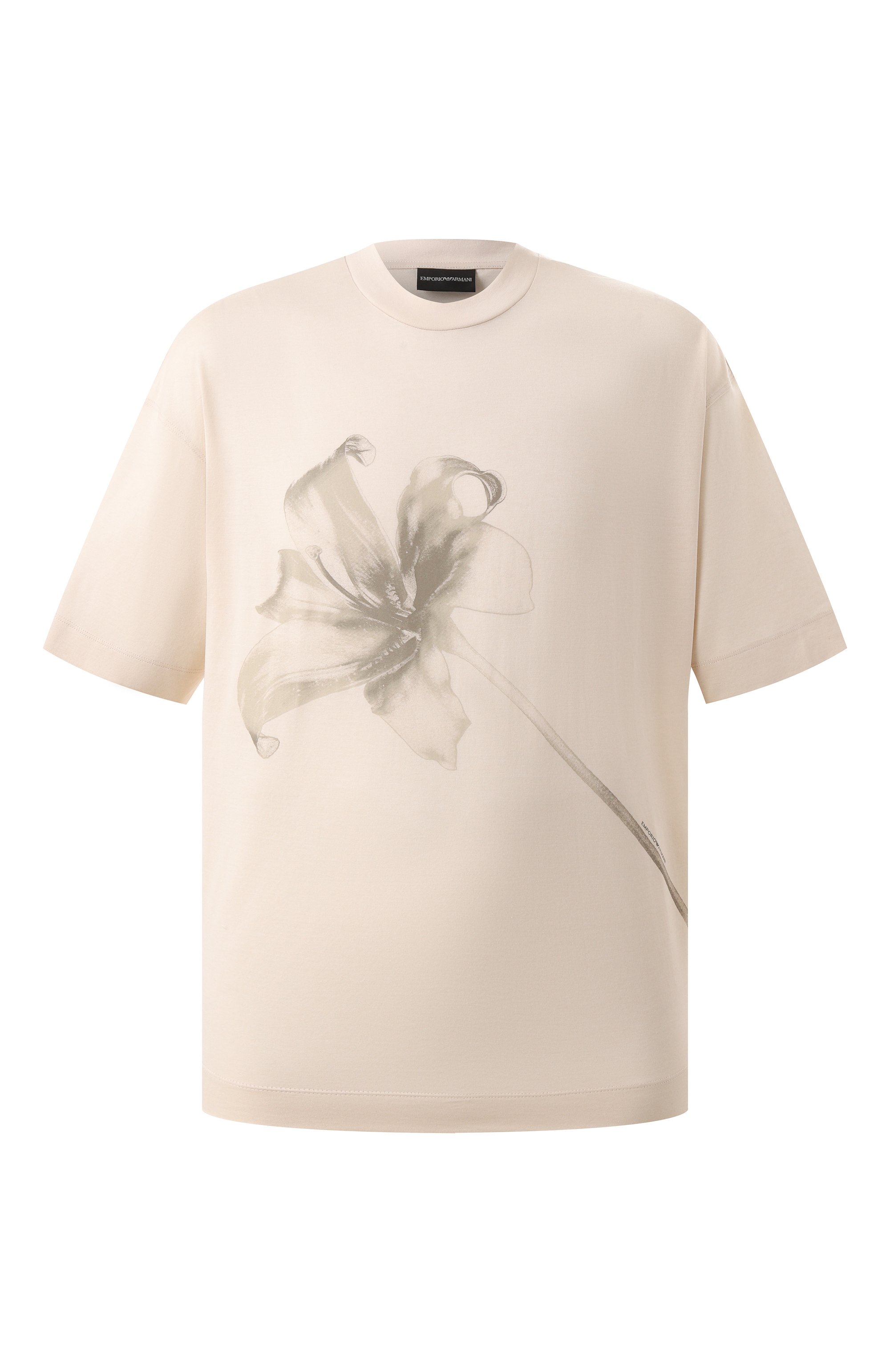 Футболка из лиоцелла и хлопка EMPORIO ARMANI, арт. EM001460/AF10017, фото 1