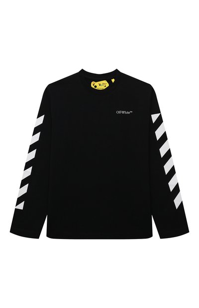 Хлопковый лонгслив OFF-WHITE, арт. 0BAB001F23JER001