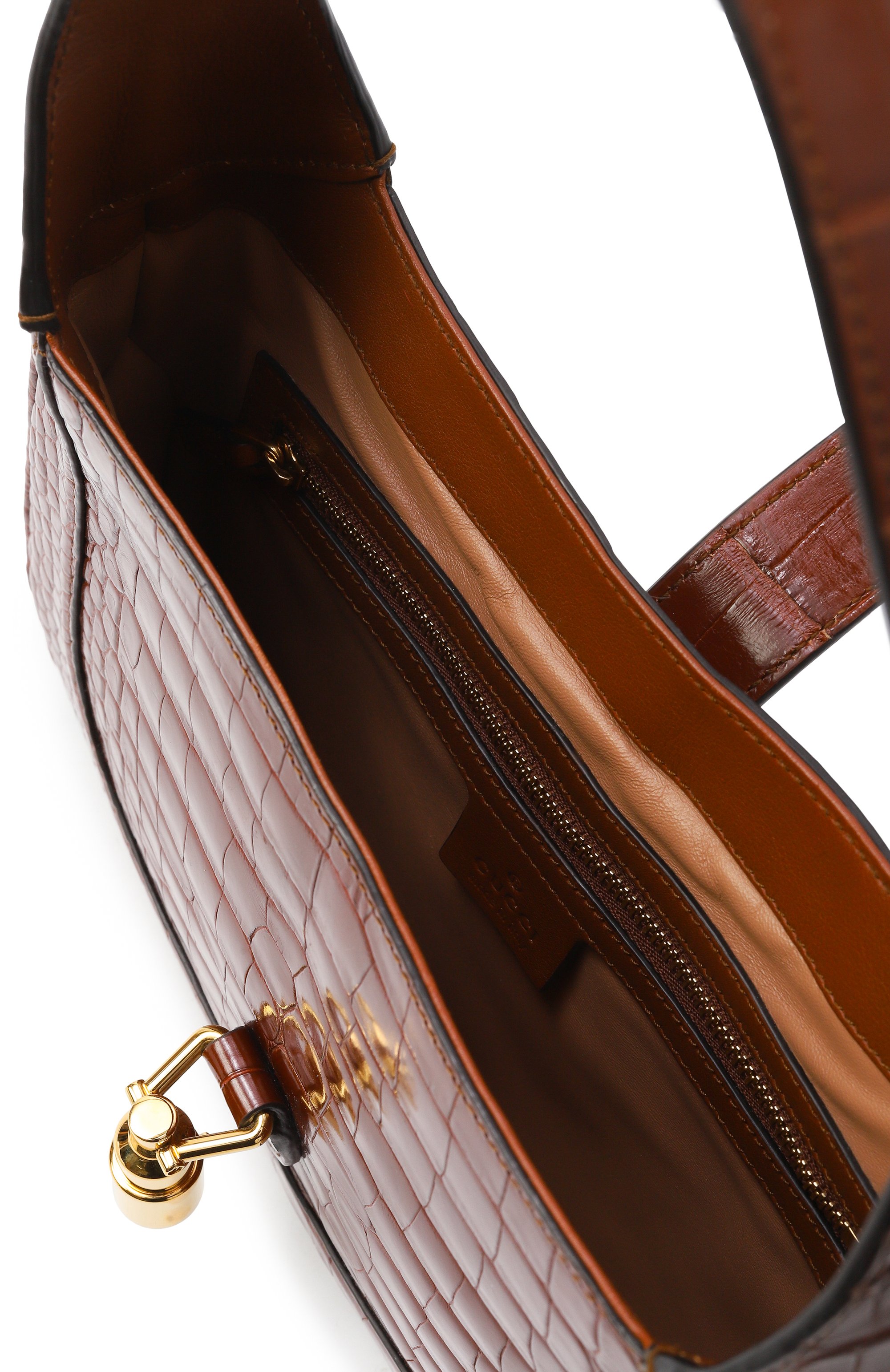 Сумка jackie 1961 small из кожи аллигатора GUCCI, арт. 636709 EV40G, фото 5