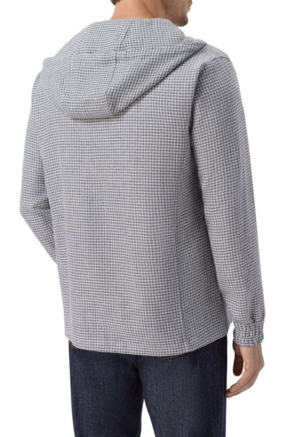 Куртка-рубашка изо льна и шелка KITON, арт. UMC010K0631G09, фото 4