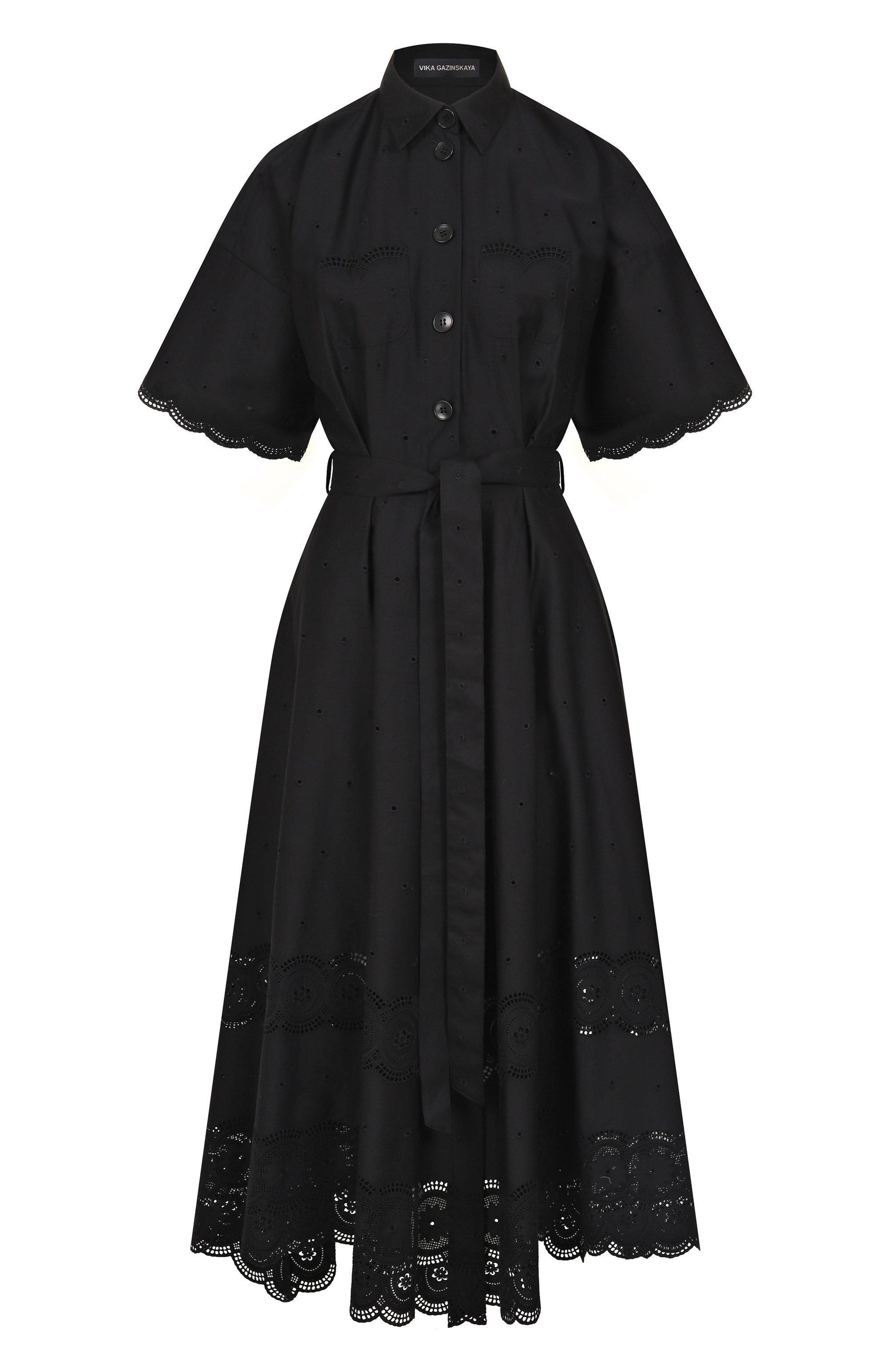 Хлопковое платье VIKA GAZINSKAYA, арт. SS25-13234, фото 1