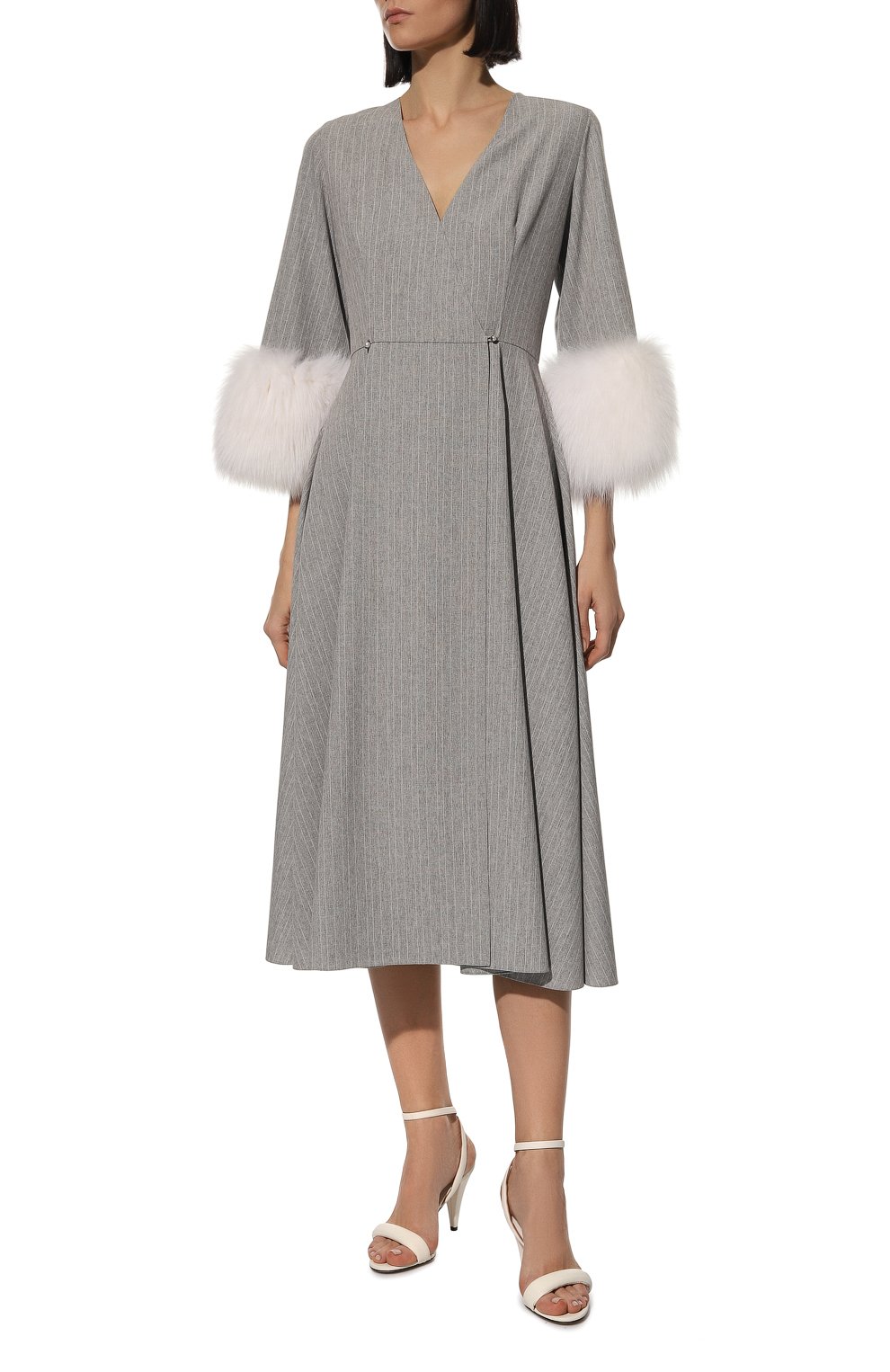  Платье с отделкой из меха норки YANA DRESS, арт. 1-23/8-077-2702МЛ, фото 3