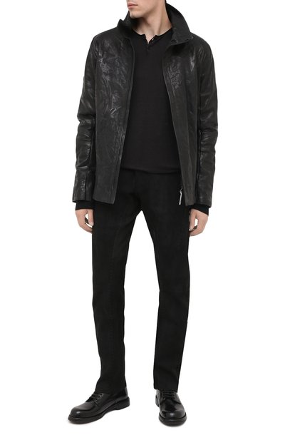 Кожаная куртка ISAAC SELLAM, арт. FUMISTE-CRASSE-P0UILLE, фото 2