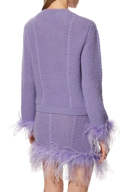 Кардиган с отделкой перьями VIVETTA, арт. 22I V2M0/A016/V707, фото 4