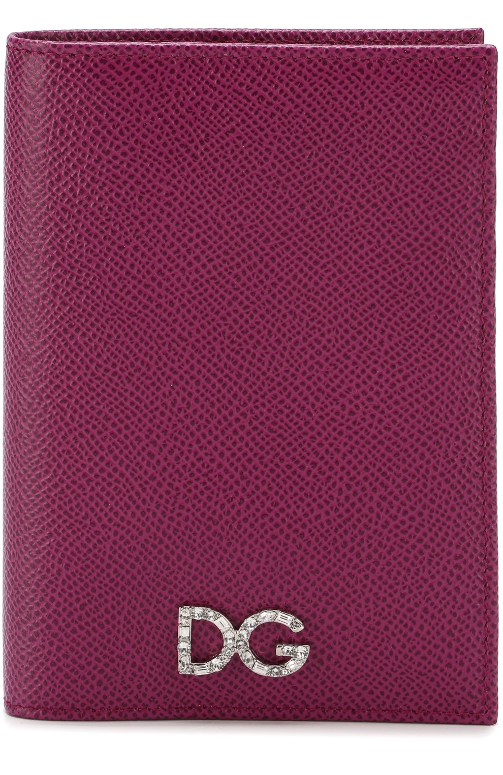 Кожаная обложка для паспорта DOLCE & GABBANA фиолетового цвета по цене 26200 руб., арт. BI2215/AU771, фото 1 Кожаная обложка для паспорта DOLCE & GABBANA, арт. BI2215/AU771, фото 1