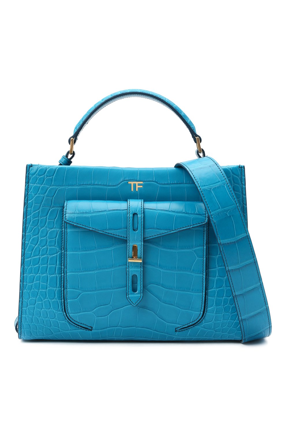 Сумка t twist small из кожи аллигатора TOM FORD, арт. L1203T-EAL001/AMIS, фото 6