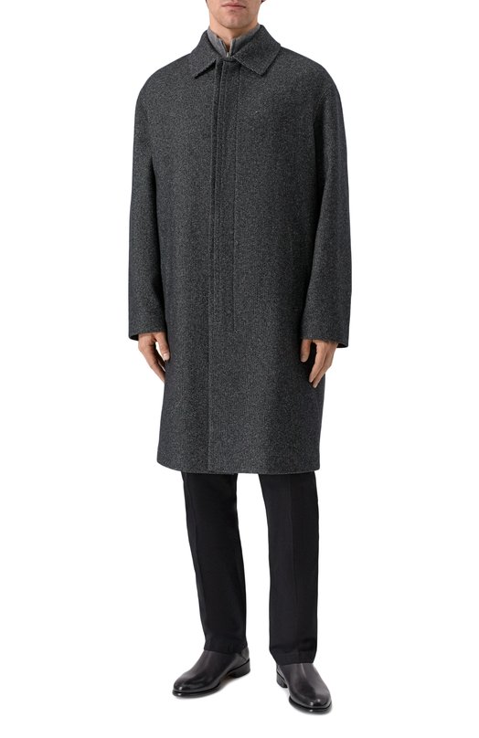 Пальто из кашемира и шелка MVST M25.1PM.C002_ Серый  M25.1PM.C002_ Фото 3