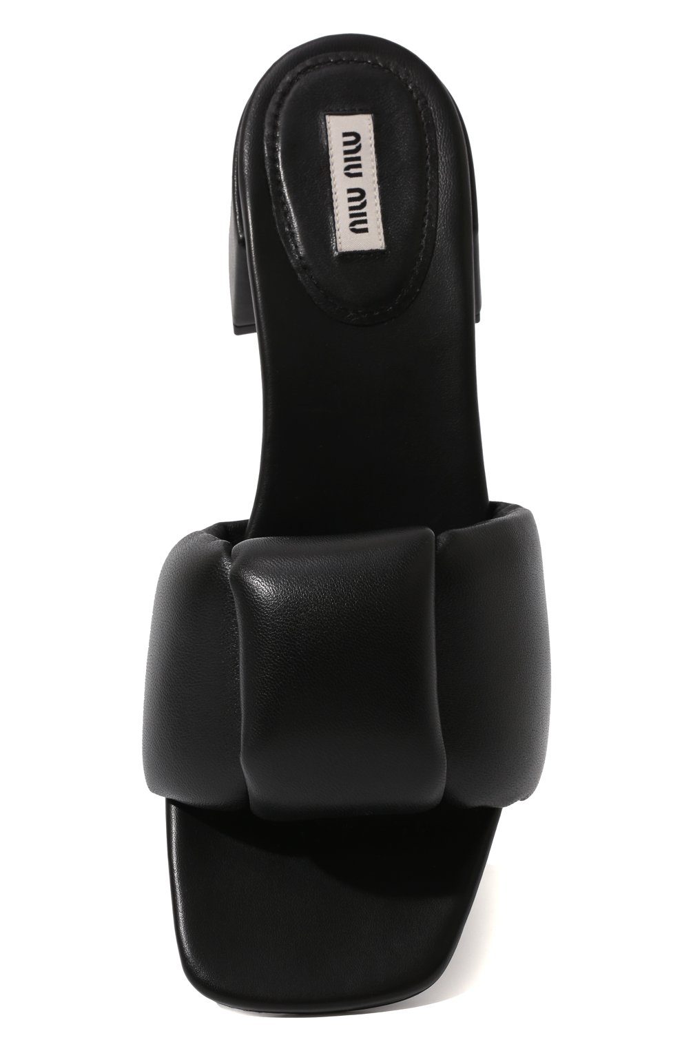 Кожаные мюли MIU MIU, арт. 5XX547-LYB-F0002-045, фото 6