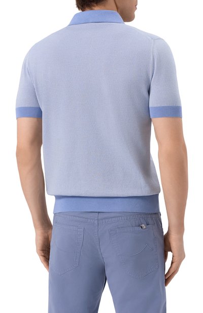 Поло из хлопка и кашемира PAUL&SHARK, арт. 25411604, фото 4