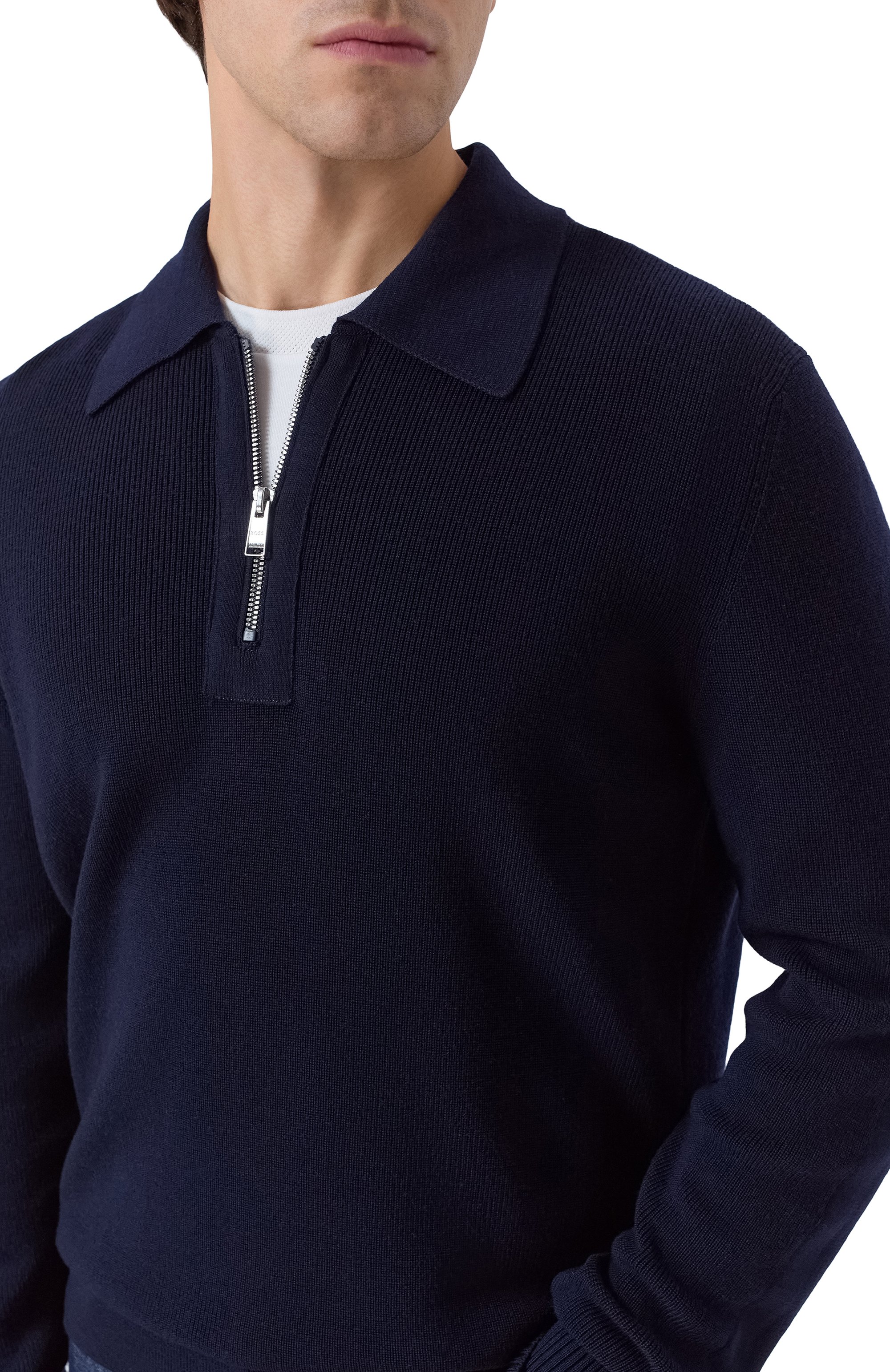 Шерстяное поло BOSS, арт. 50555132, фото 5