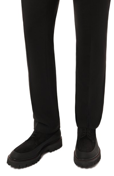 Замшевые дерби KITON, арт. USSA194N0112507, фото 3