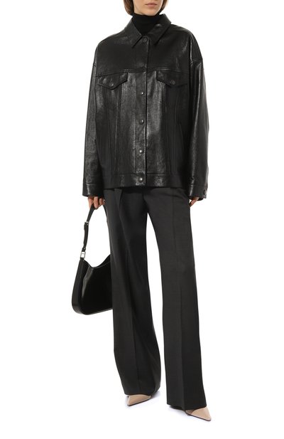 Кожаная куртка PRADA черного цвета по цене 510000 руб., арт. 58A091-1ZFE-F0002, фото 2 Кожаная куртка PRADA, арт. 58A091-1ZFE-F0002, фото 2