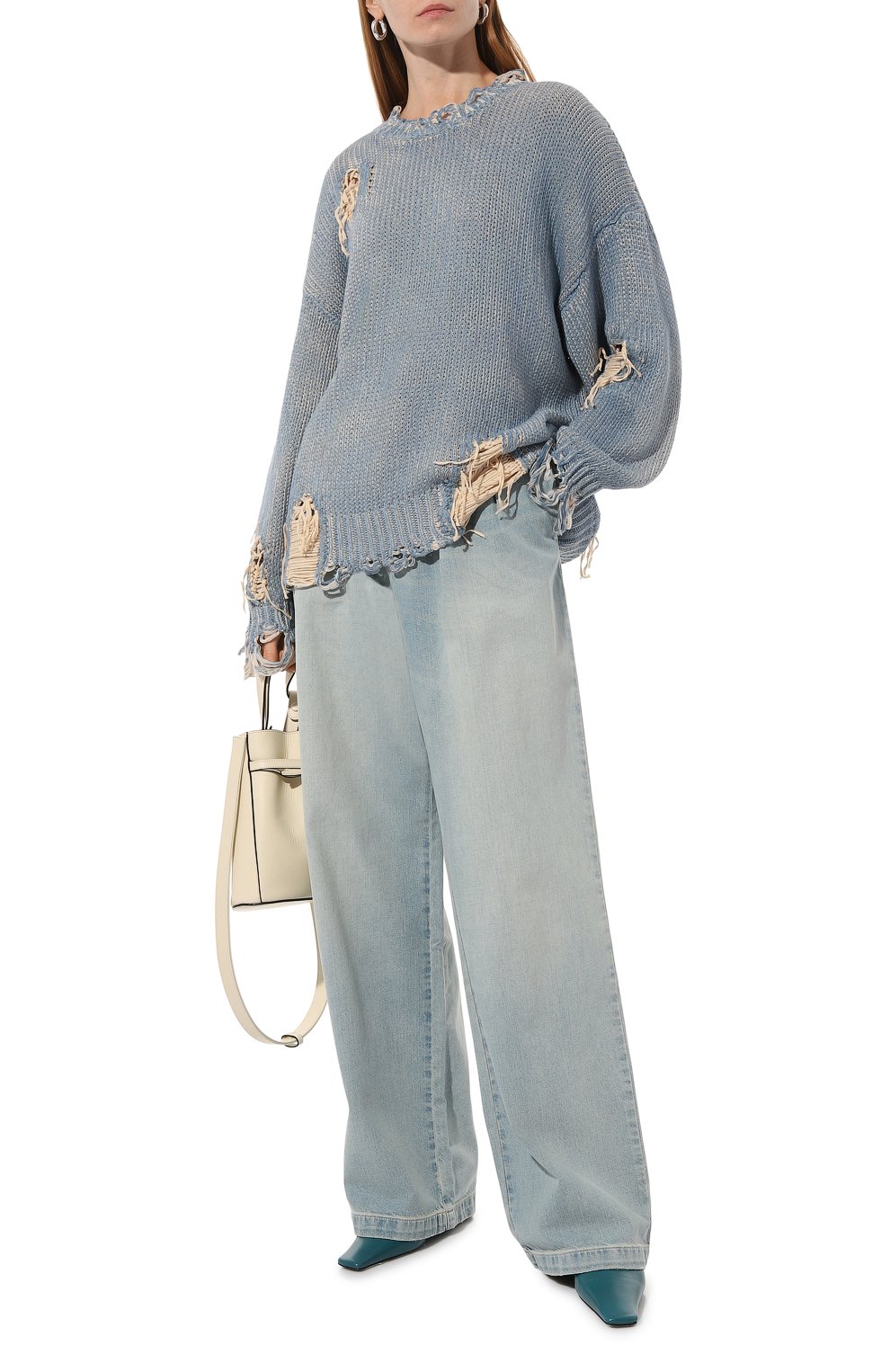 Хлопковый пуловер R13, арт. R13WY089-Y087B, фото 2