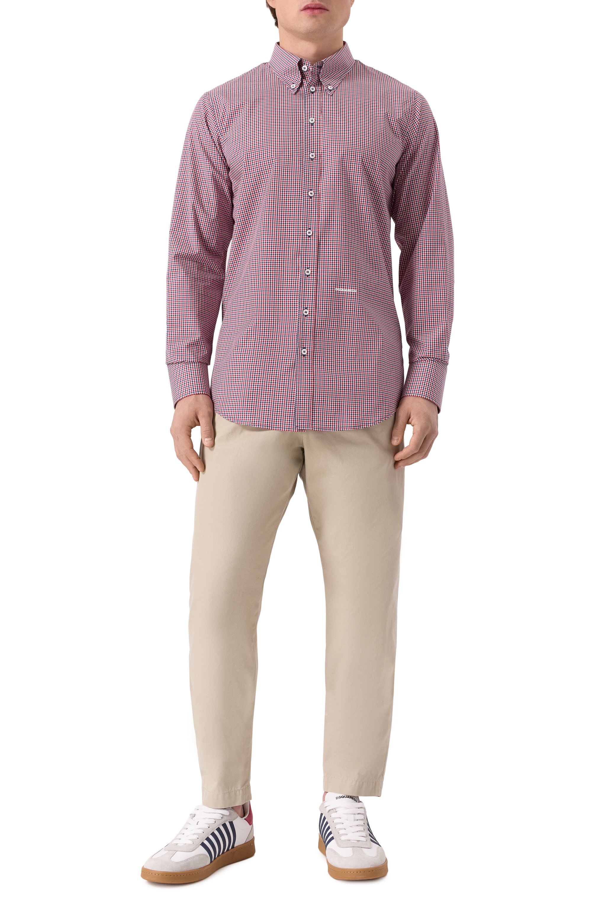 Хлопковые брюки DSQUARED2, арт. S71KB0684/S41794, фото 2