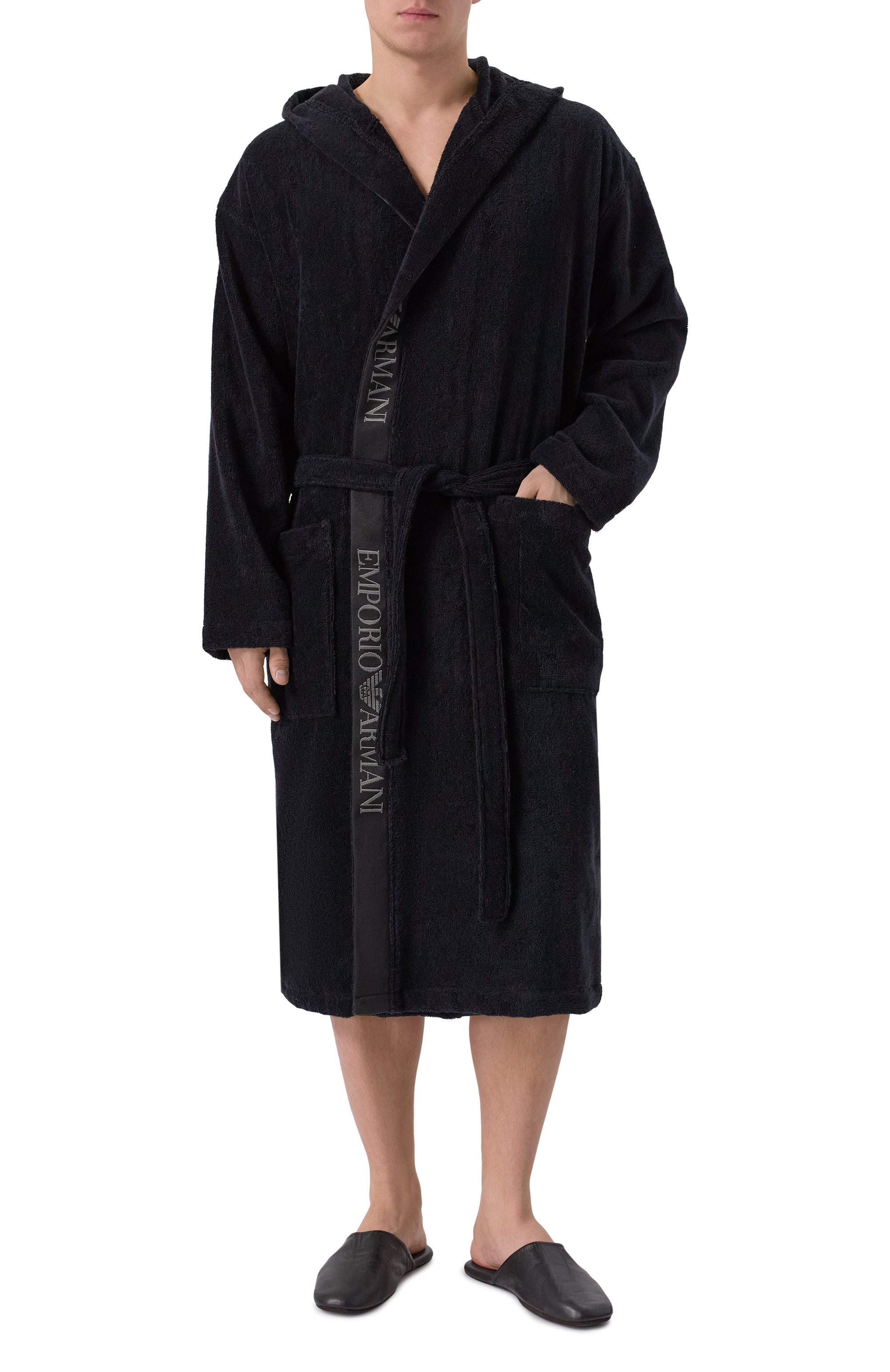 Хлопковый халат EMPORIO ARMANI, арт. EM002255/AF14986, фото 2