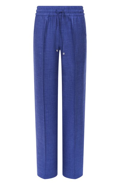 Женские брюки из шерсти и шелка KITON, арт. D48122K0941E01